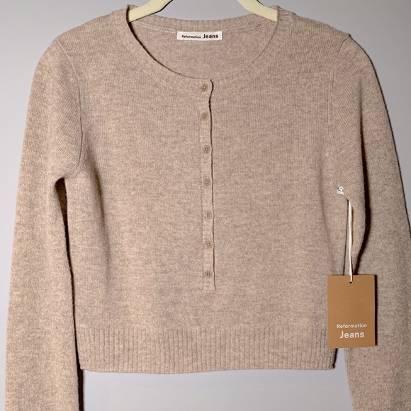NWT Reformation Cashmere Sweater XS, S, L - Picture 2 of 9